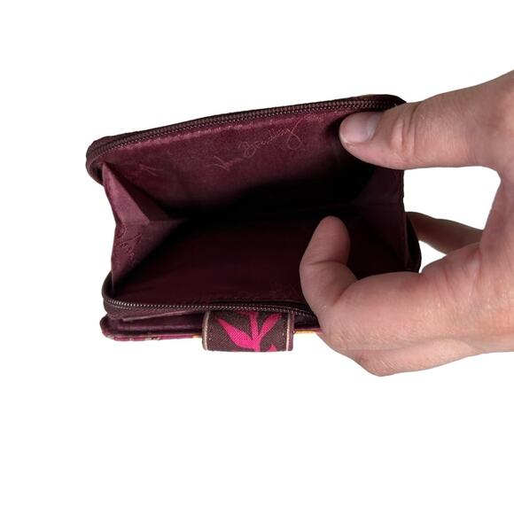 Vera Bradley Mini Sip Wallet Carnaby Print - Picture 5 of 6